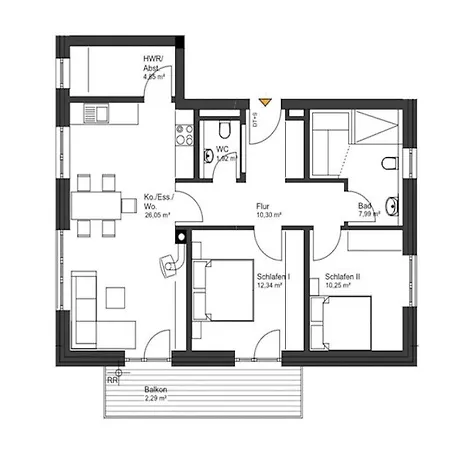 Daire Kapitaenshaus 4 Kellenhusen